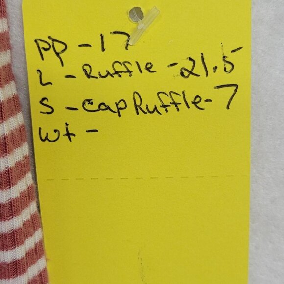 Arizona Red + White Striped T‑Shirt | Women’s Large | Casual Everyday - Picture 3 of 4